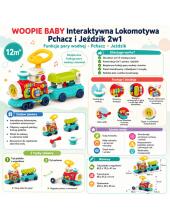 WOOPIE BABY Interactive Push Train 2in1