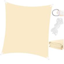Beige Sun Shading Sail 4 x 4 m SN0053