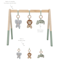 Little Dutch Wooden Baby Gym Safari Friends FSC Art.8310