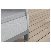 Garden furniture set Scandi Forma Balcony Set light gray/dark steel gray