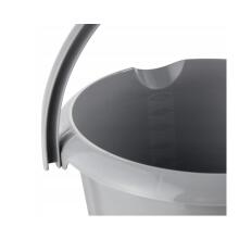 Deco bucket 10L Ilvie &amp;quot;Not Ai&amp;quot; &Oslash;30x28cm gray