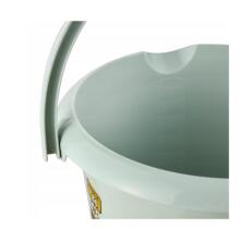 Deco bucket 10L Ilvie &amp;quot;Garden&amp;quot; &Oslash;30x28cm green