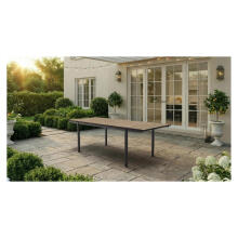 Garden table extendable Deco Porto Nova Extendable 160-240 ash wood tone/black