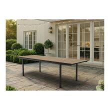 Garden table extendable Deco Porto Nova Extendable 200-280 ash wood tone/black