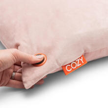 Bodi-Tek COZY Una Heated Comfort Cushion 45 x 45cm, Light Pink Velvet