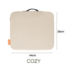 Bodi-Tek COZY Cordless Heated Seat Pad 39 x 44cm,  Beige