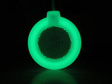 GloDisk glow-in-the-dark reflector Art.297221 Green Светодиодный отражатель