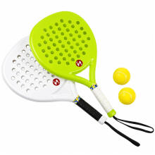 Pludmales un Dārza Tenisa Sporta Komplekts ar Raketēm un Putu Bumbām