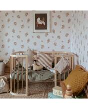 Waldin Baby Collection Bed Crib  7 in 1 Art.297431 Natural Koka daudzfunkcionāla gulta 7 vienā ar matraci