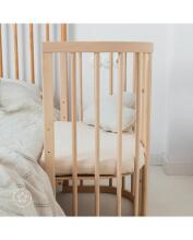 Waldin Baby Collection Bed Crib  7 in 1 Art.297431 Natural Koka daudzfunkcionāla gulta 7 vienā ar matraci