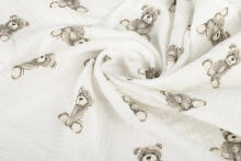 DIAPER CRUSHED MUSLIN 60X75 2-PACK TEDDY BEIGE