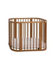 Waldin  Bed Crib  5 in 1 Art.297547 Vintage Многофункциональная деревянная кроватка-трансформер 5 в 1 с матрасом