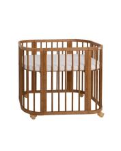 Waldin  Bed Crib  5 in 1 Art.297547 Vintage Многофункциональная деревянная кроватка-трансформер 5 в 1 с матрасом