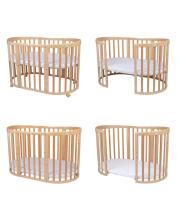 Waldin Basic 3-piece Mattress for 7in1 Crib Art.297566 Komfortabls Trīsdaļīgs matracis 7-vienā bērnu gultiņai