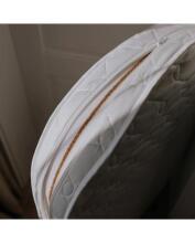 Waldin  Mattress Coconut Oval Crib Large Art.297568  foam mattress with an eco-friendly coconut insert.