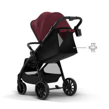 KINDERKRAFT Коляска GRANDE 2 темный рубин