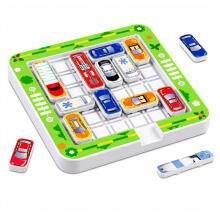 Magnetic Puzzle Game Magnetic Cars 15 Vehicles 60 Cards Board