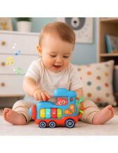 WOOPIE BABY Интерактивный Музыкальный Пианино Поезд