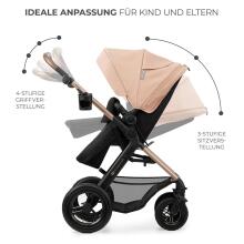 Kinderkraft Moov2 Air 4 in1 Art.297980 Grey  Детская коляска 4 в 1 c базой Isofix