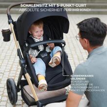 Kinderkraft Moov2 Air 4 in1 Art.297981 Light Grey Bērnu ratiņi četri viena ar bāzi Isofix