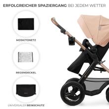 Kinderkraft Moov2 Air 4 in1 Art.297982 Black Bērnu ratiņi četri viena ar bāzi Isofix