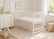 Elf Bed Сlassic  Art.298080 Natural Детская деревянная кроватка 120x60см
