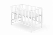 Elf Bed Сlassic Drawer Art.298084 White Bērnu koka gulta ar atvilktni 120x60cm