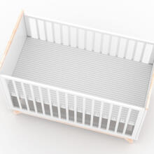 Elf Bed Vigo Art.298087 Black Детская деревянная кроватка 120x60см