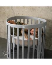 Elf Bed Crib Ovi  3 in 1 Art.298149 Cashmere  Koka  daudzfunkcionāla gulta 3 vienā ar matraci