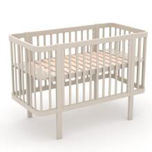 Elf Bed Kalmia Art.298151 White  Детская деревянная кроватка 120x60см