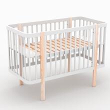 Elf Bed Kalmia Art.298151 White  Детская деревянная кроватка 120x60см