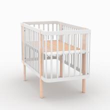 Elf Bed Kalmia Art.298155 Nut Детская деревянная кроватка 140x70см