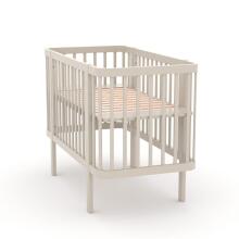 Elf Bed Kalmia Art.298156 White Детская деревянная кроватка 140x70см