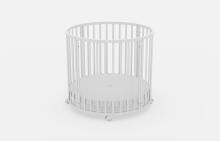 Elf Bed Crib Roundy  Art.298158 Black Stylish round wooden crib