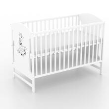 Elf Bed Meadow Art.298168 White/Grey  Детская деревянная кроватка  120x60см
