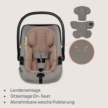 Lionelo Astrid I-Size Art.298322 Beige Taupe Bērnu autosēdeklis (0-13 kg)