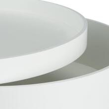 ModernHome Round Side Table Art.298327 Apaļais kafijas galdiņš ar uzglabāšanu un naktsgaldiņš