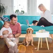 ModernHome Round Side Table Art.298327 Apaļais kafijas galdiņš ar uzglabāšanu un naktsgaldiņš