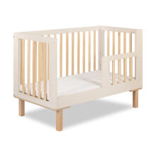 KLUPŚ Bed 120x60 with Barrier LAURA II Champagne