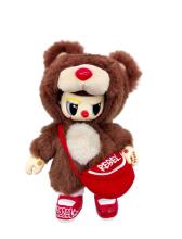 REBEL BEAR Мягкая коллекционная фигурка с сумочкой, 18 см
