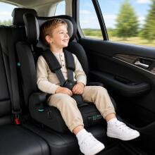 Bērnu automašīnu sēdeklis augumam 76-150 cm R129 dzērienu turētājs ECOTOYS