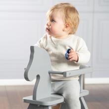 Kidsworld Rocking Horse Art.298741 Grey  Bērnu koka šūpuļzirgs
