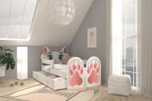 AJK Kotek Art.29882 Стильная молодёжная кровать с матрасом 160x80 см