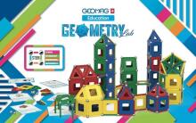 Magnētiskais konstruktors – Mācību komplekts "Klasiska" (284 det.) (EN-IT)