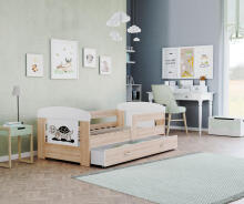 AJK Filip Art.29909  Стильная молодёжная кровать с матрасом 160x80 см