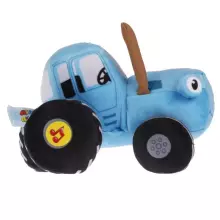 Kids Book Tractor Blue  Art.299162  plush toy with sound effects