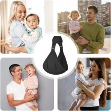 Aoowu Baby Carrier Art.299211 Black Эргономичная сумка-кенгуру  от 4 до 20 кг
