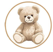 Segas komplekts - 2 gab - 120x90, 40x60 - PLUSH TEDDY BEAR