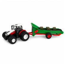 Tālvadības lauksaimniecības traktors ar konveijera jostu RC Bale Lights 1:24