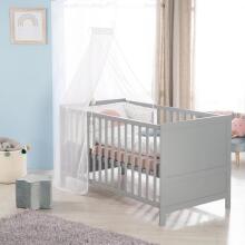 Roba Kombi Crib Art.299488 Taupe Beige Bērnu koka gultiņa transformeris 140x70cm